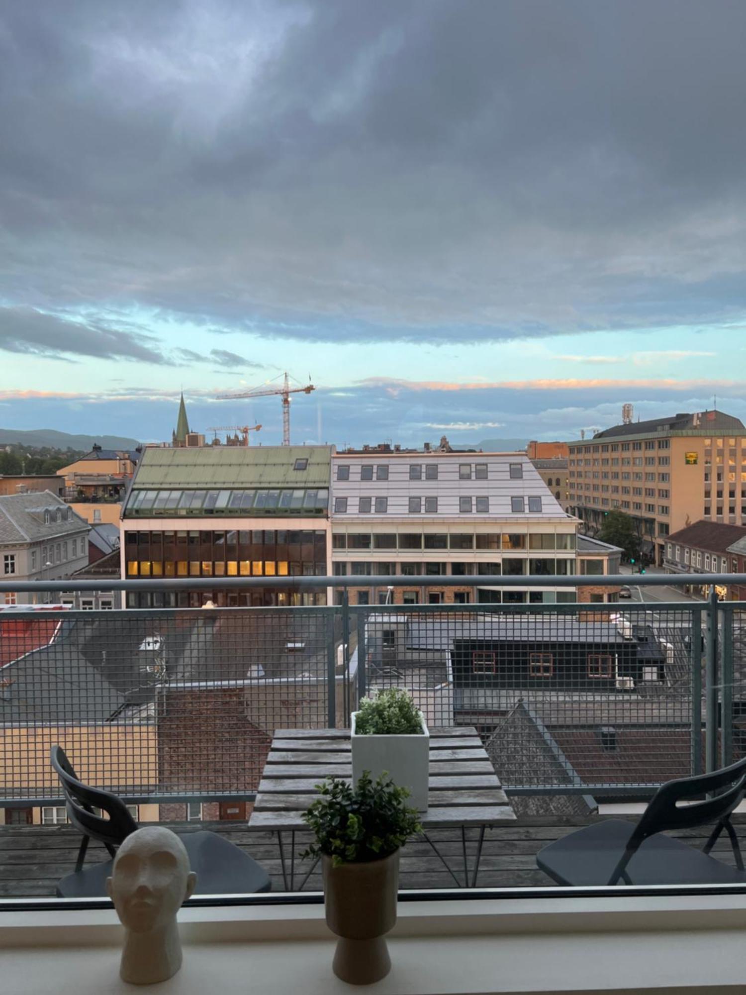 Penthouse In Trondheim City Centre Apartment Екстериор снимка